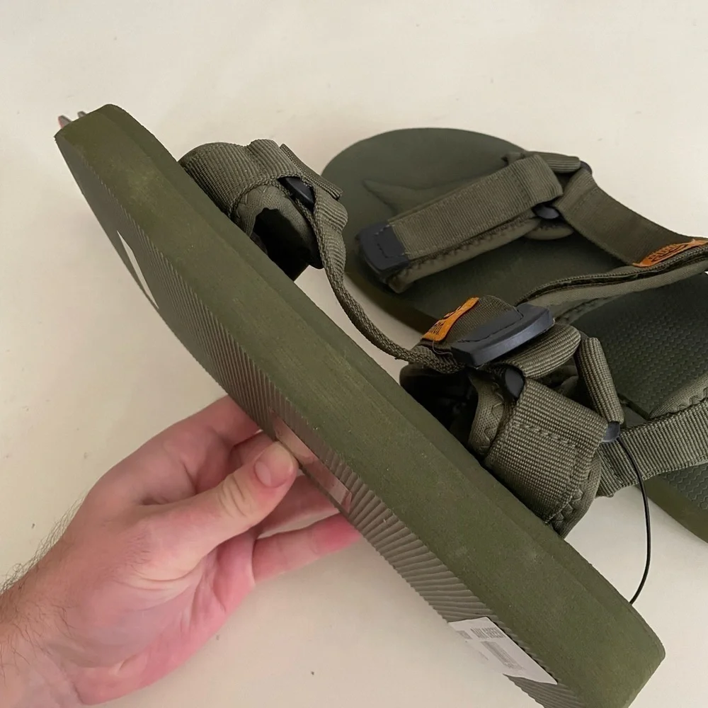 Ecko unlimited Fabric Sport Adjustable Strap Sandals Green Men’s Size 10 New
